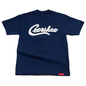 The Marathon Clothing LIMITED EDITION CRENSHAW T-SHIRT - Navy/White | NEW/NWT!!